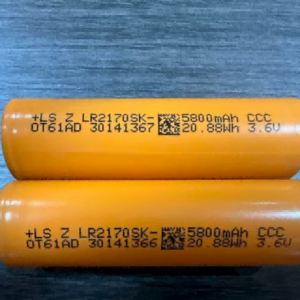 High Capacity LISHEN INR21700 LR2170SK 3.6V 5800mAh for Motorcycle Li-ion Cells