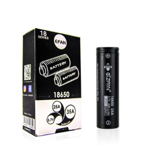 High quality Eizfan 18650 2600mAh Li-ion Rechargeable Battery Cell 3.6V 25A/40A for e-cigarette