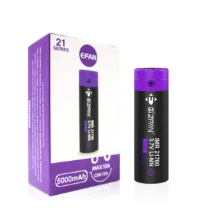 Eizfan IMR21700 5000mah 10/15A li-ion batteries for vape 3.6V 21700 e-cig battery OEM rechargeable battery