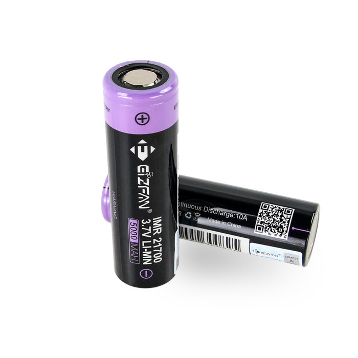 Eizfan IMR21700 5000mah 10/15A li-ion batteries for vape 3.6V 21700 e-cig battery OEM rechargeable battery - Image 2