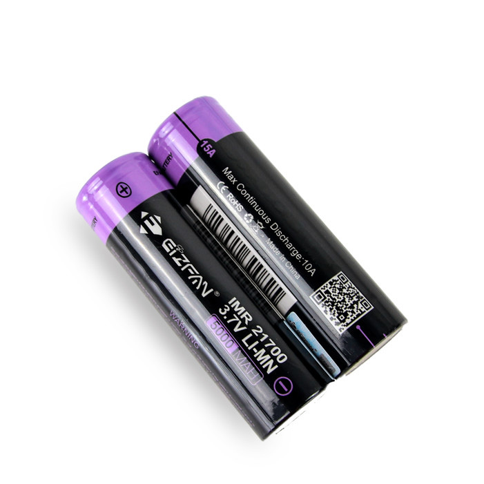 Eizfan IMR21700 5000mah 10/15A li-ion batteries for vape 3.6V 21700 e-cig battery OEM rechargeable battery - Image 3