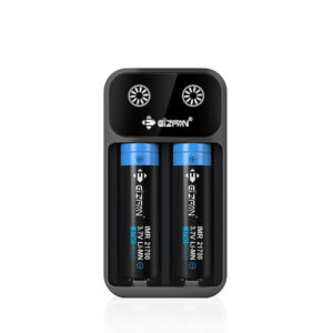 Efan V2 USB Battery Charger with Power Bank 3.6V 3.7V 18650 21700 20700 Li-ion Battery Charger 2 Slots LED Charger 5V 2A