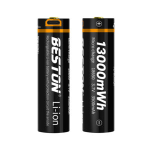 Beston 18650 3500mah Fast Charge Lithium Battery 3.7V Rechargeable Batteries for Flashlights, Dive light , Emergency Lights
