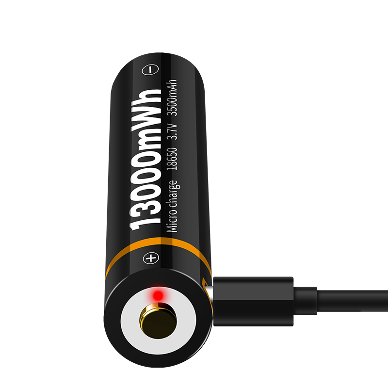 動物 18650 3500mah 急速充電リチウム電池懐中電灯用 3.7V 充電式電池, ダイブライト , 非常灯 - 画像 3